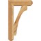 Ekena Millwork Legacy Craftsman Rough Sawn Bracket w/ Offset Brace, Western Red Cedar, 6"W x 18"D x 30"H BKT0604X18X30LEC04RWR - alternate 2